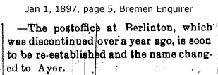 Berlinton - Ayer - 1897