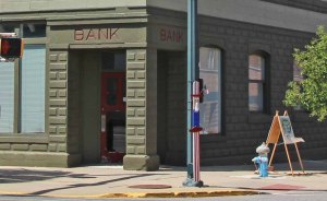 Bremen History Center bank entrance