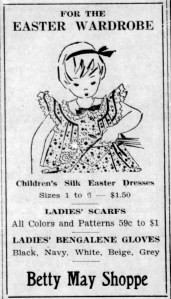 Betty May Shoppe Easter clothes - Enquirer_Thu__Mar_11__1937_