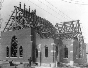 Salem church construction - c1900