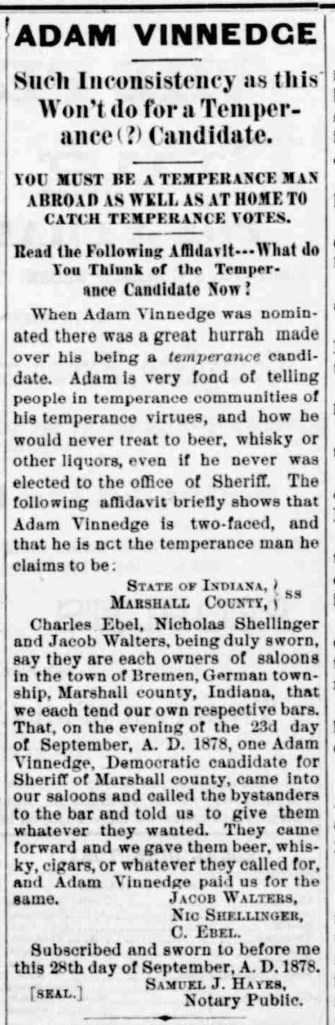 Marshall Co Repub - 26 September 1878