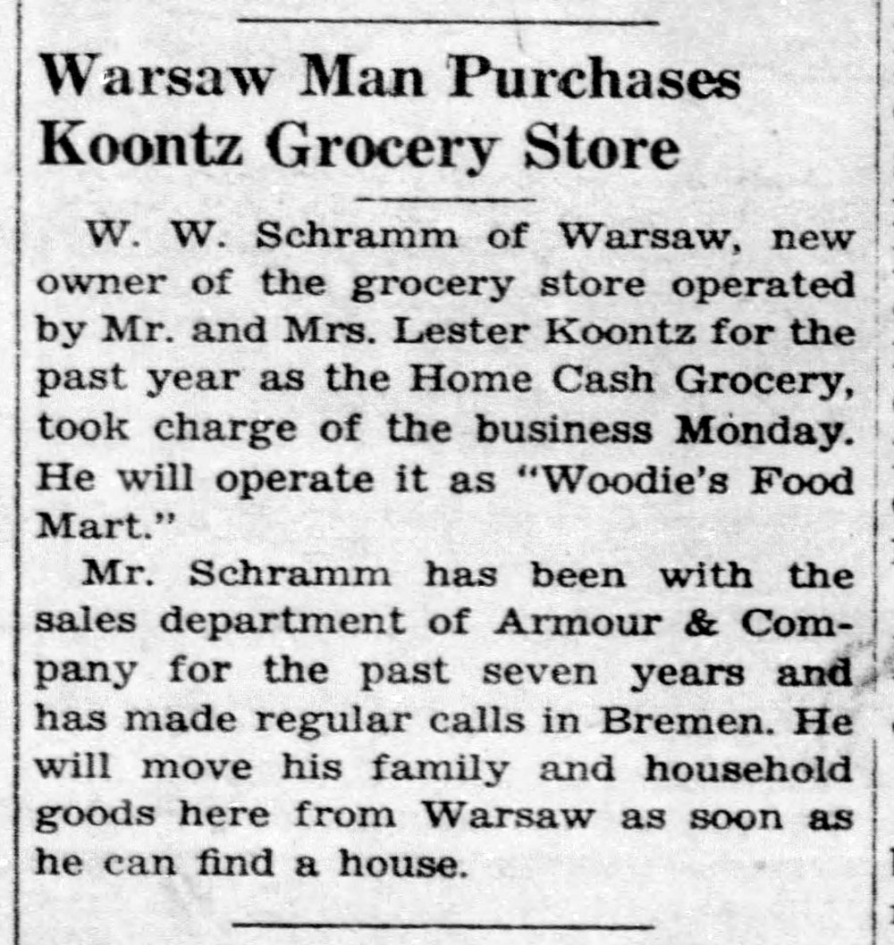 1944 Woodie’s Supermarket Historic Bremen