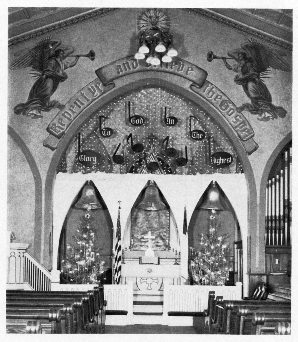 1947 St Paul's Lutheran Church interior