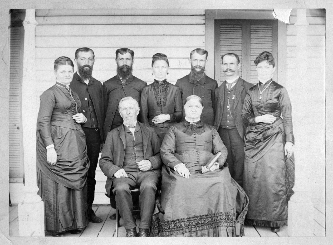 1894 or so - John and Elizabeth [Feitz] Dietrich family